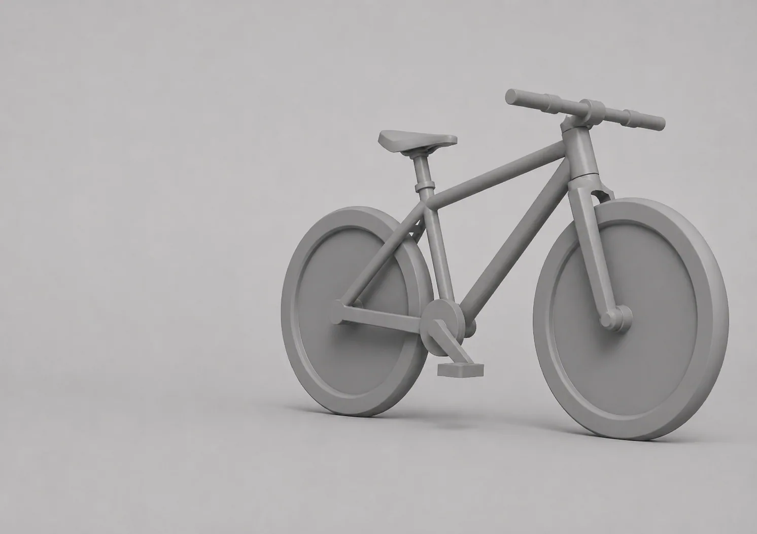 Blocking — generative blockout of a Decathlon bike