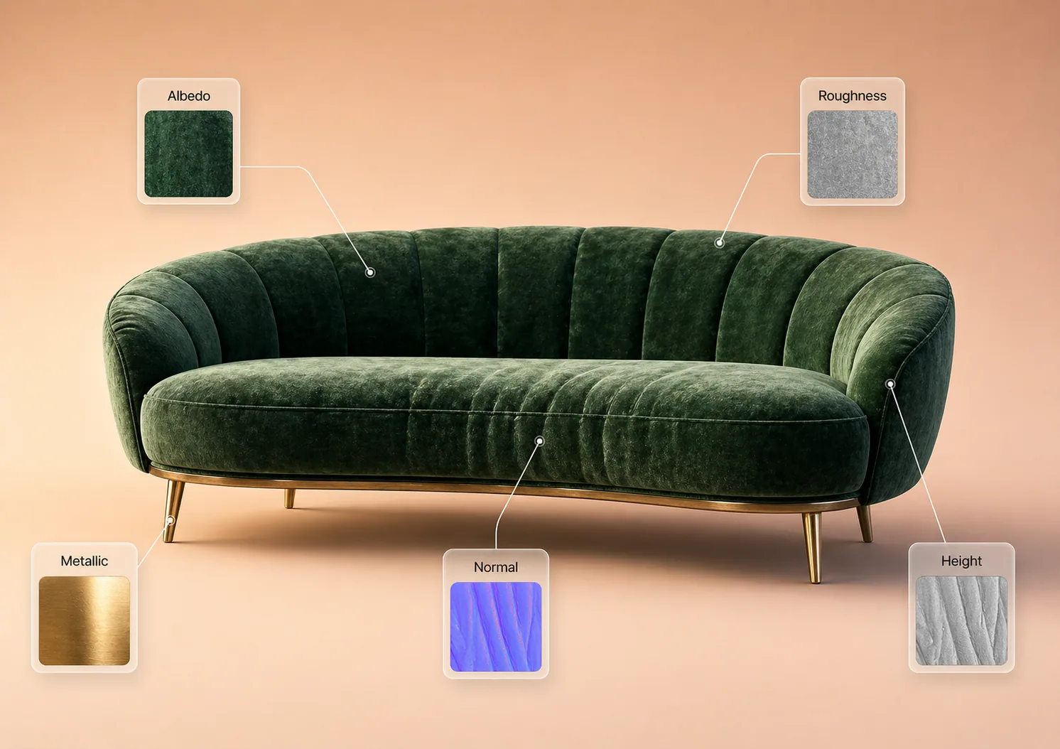 Texturing — PBR materials